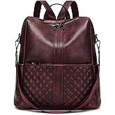 sqlp Daily Use Backpack Purse for Women Vegan Leather Travel Back Pack Fashion Multipurpose Design Shoulder Bags Handbag