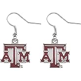 aminco NCAA Unisex Adult NCAA Logo Dangler Earrings