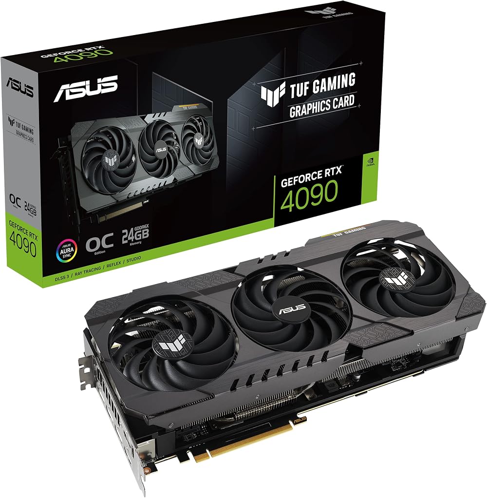 ASUS TUF Gaming GeForce RTX 4090 OG OC 24GB GDDR6X DLSS 3 PCIe 4.0 Graphics Card