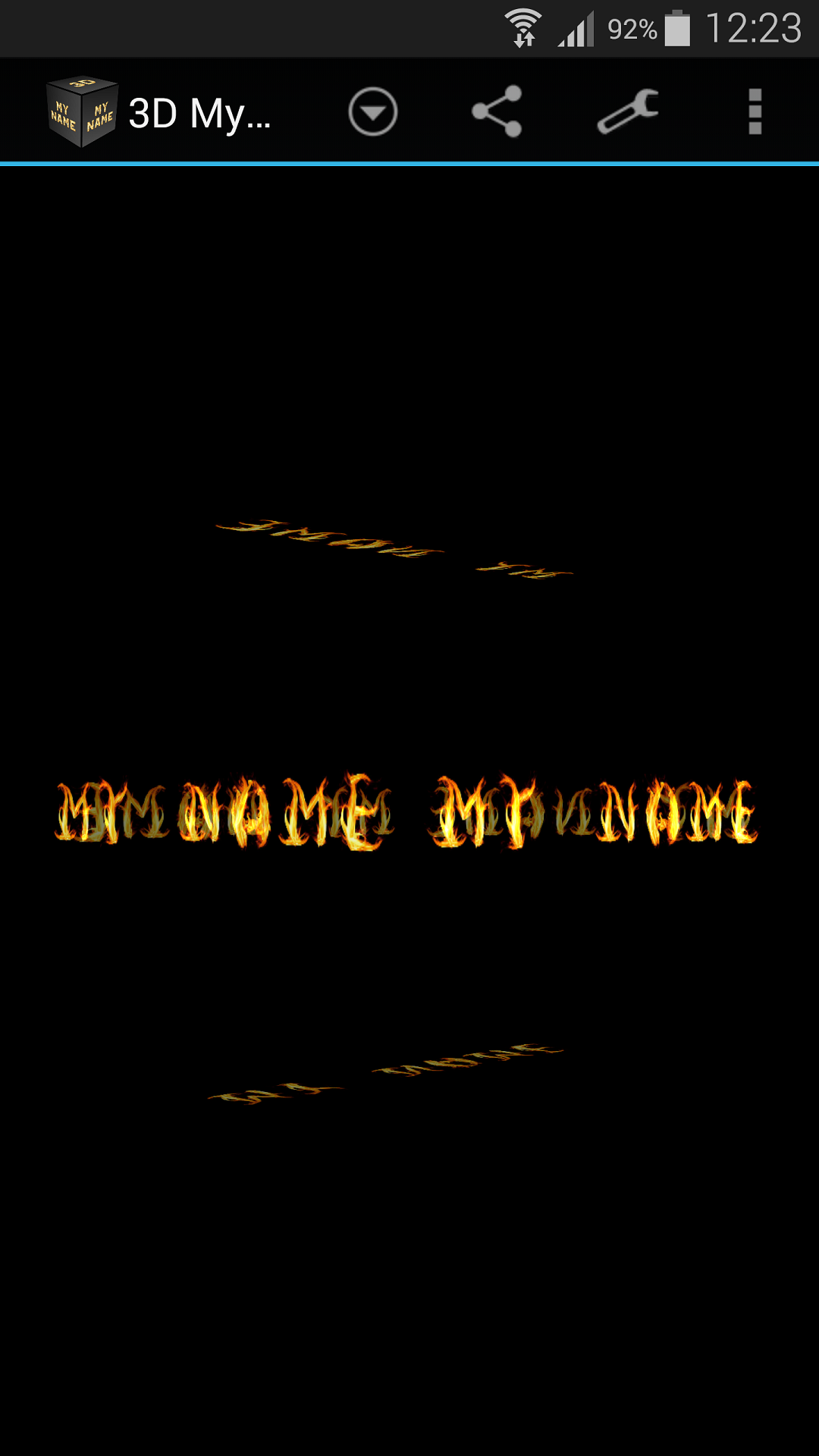 Amazon Com 3d My Name Live Wallpaper Appstore For Android