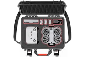 STARTRC Waterproof Hard Carrying Case for DJI Neo 2 Accessories for RC-N/RC2 Controller