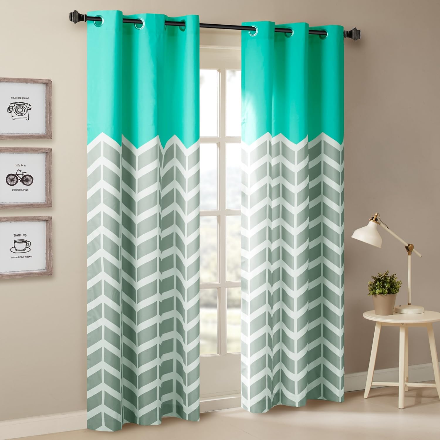 Best bright living room curtains