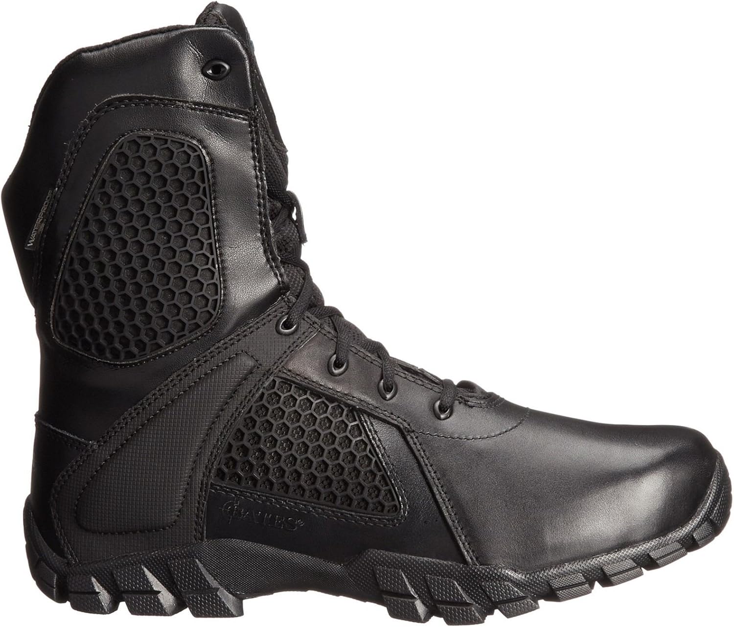 black bates boots