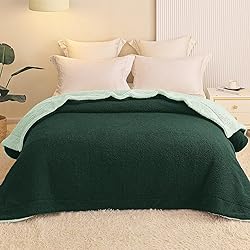 Exclusivo Mezcla Reversible Queen Size Sherpa