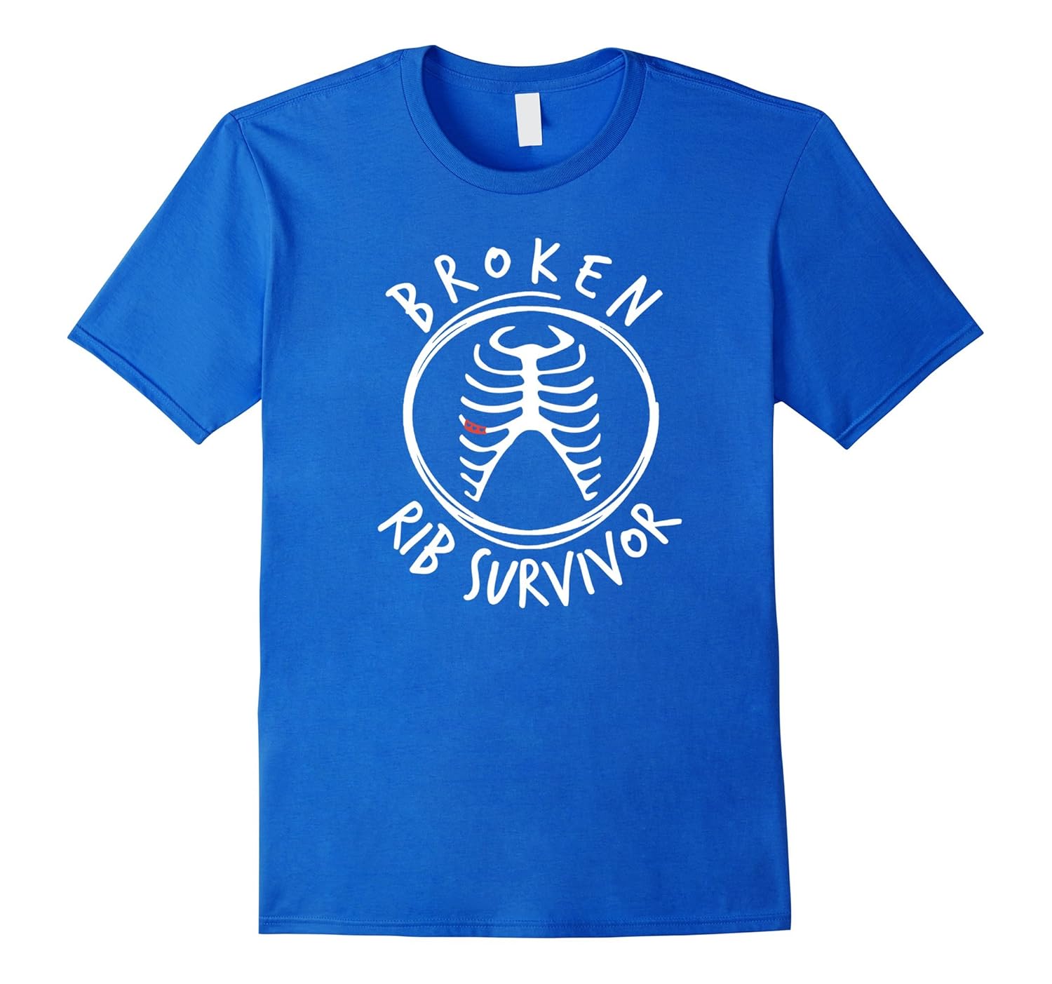 Broken Rib Stomach Survivor Funny Stuntman Injury Joke ShirtCL Colamaga