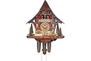 HerrZeit by Adolf Herr Cuckoo Clock - The Busy Wood Chopper AH 446/1 8TMT