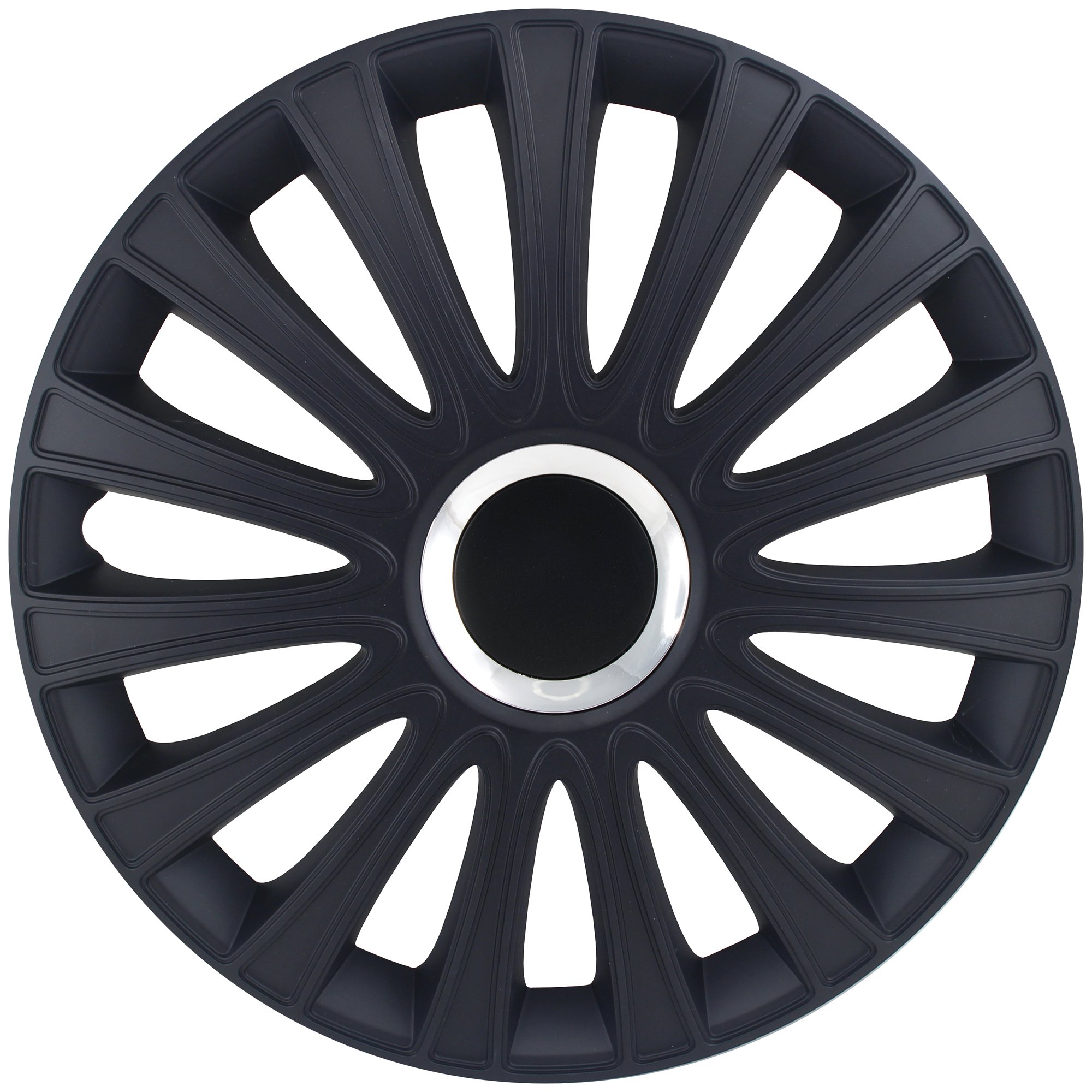 Alpena 58288 Le Mans Matte Black Wheel Cover Kit 17Inch Pack Of 4