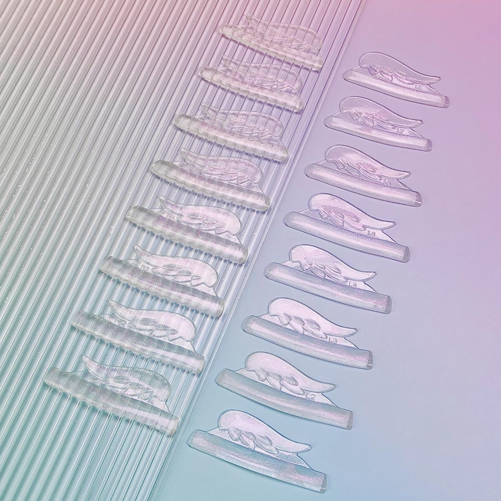 Libeauty Lash Lift Pads – Silicone Lash Lift Rods, No Glue Needed for Eyelid, Multi Size Eyelash Lift Shields with Storage Case for Lash Lifting at Home or Salon