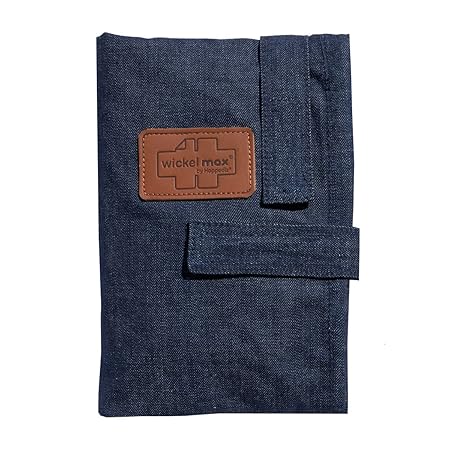 HOPPEDIZ Wickelmax - Dein Wickeltisch für unterwegs - Design Dark Denim