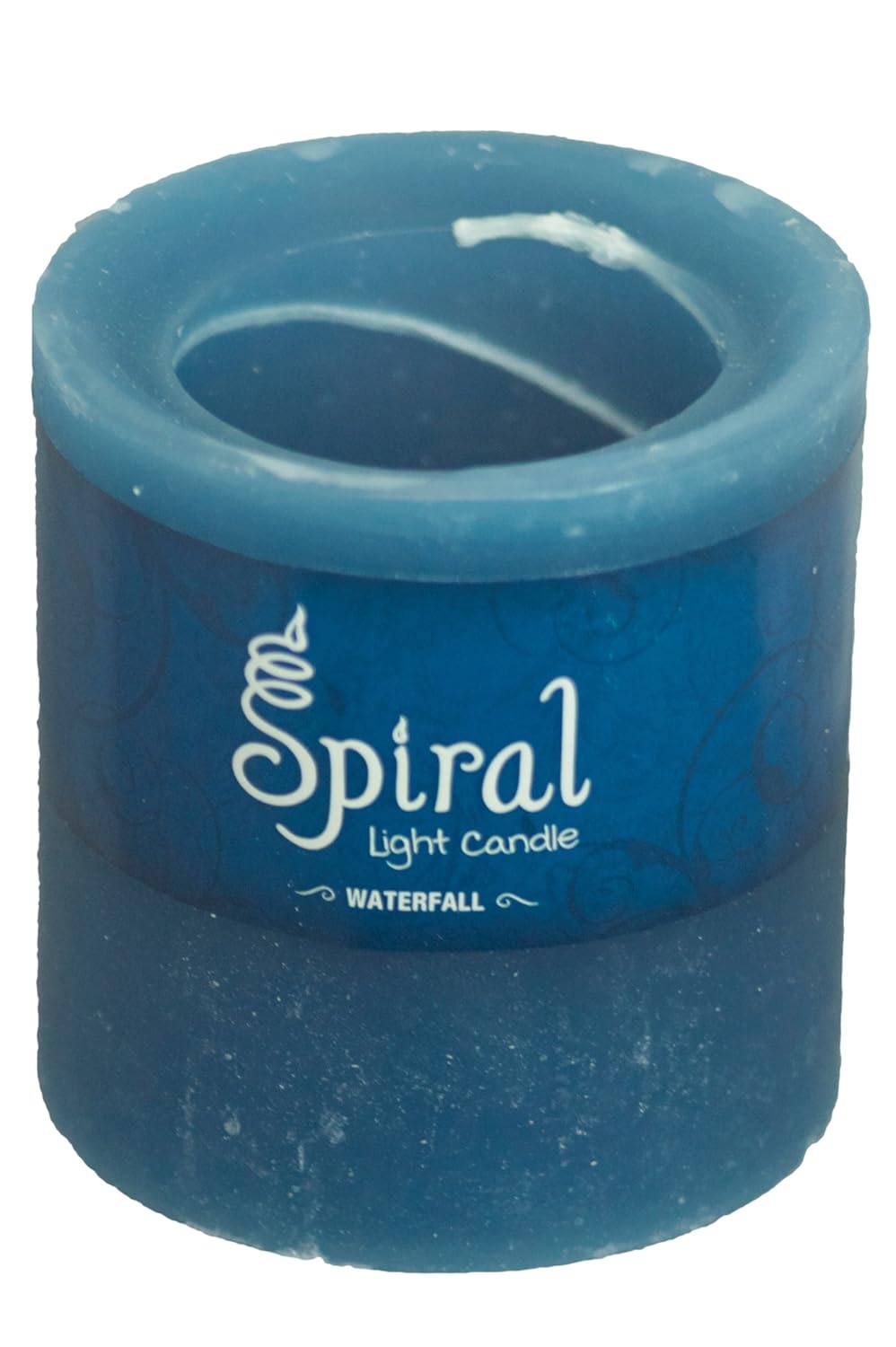 Spiral Light Scented 2in1 Pillar Candle (Waterfall) Amazon.co.uk