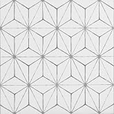 FloorPops Kikko White/Off-White Peel and Stick Floor Tiles