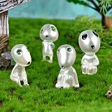 IRYNA Fairy Garden Accessories 10Pcs Glow in Dark Tree Elves Gnome Figurines view 2