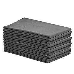 Organic Cotton Gray Tea Towels - 10