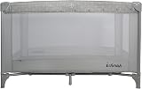 My Babiie Travel Cot Elephants Lightweight Birth to 15kg Easy Fold Grey view 4