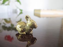 Brass Lucky Rabbit Amulet - Mini Thai Magic Amulets