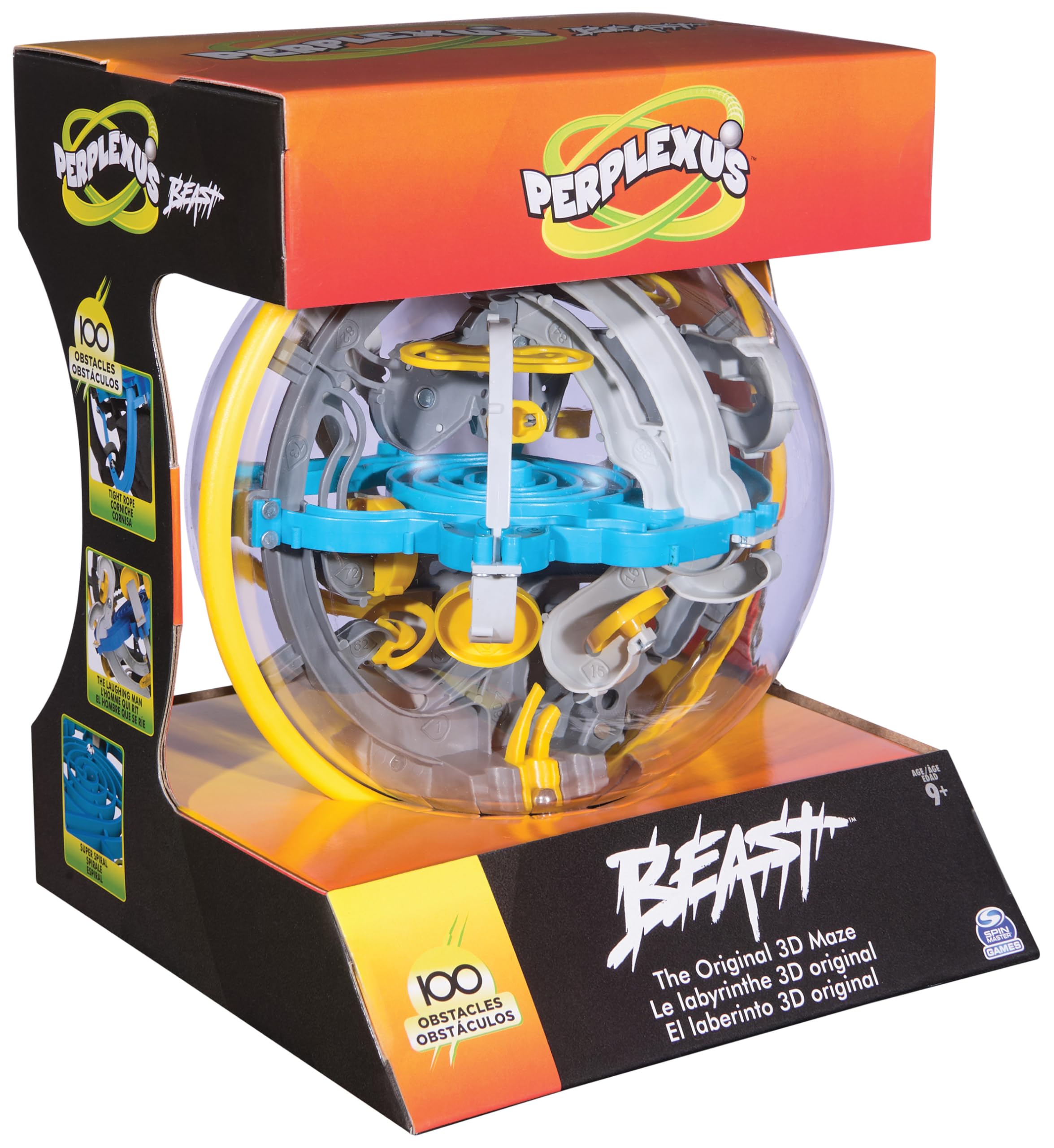 Spin Master Games - Perplexus Beast 3D-Kugellabyrinth mit 100 Hindernissen, Geduldsspiel für Kinder ab 9 Jahren und Erwachsene 9