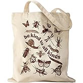 Miss Adola Aesthetic Canvas Tote Bag for Women - Sturdy Cloth Cotton Totes Bag with Pattern Shoulder Bag