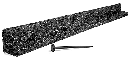 EcoShape FlexiBorder - das Flexible Rasenkantensystem (6 x 1 Meter, Schwarz)