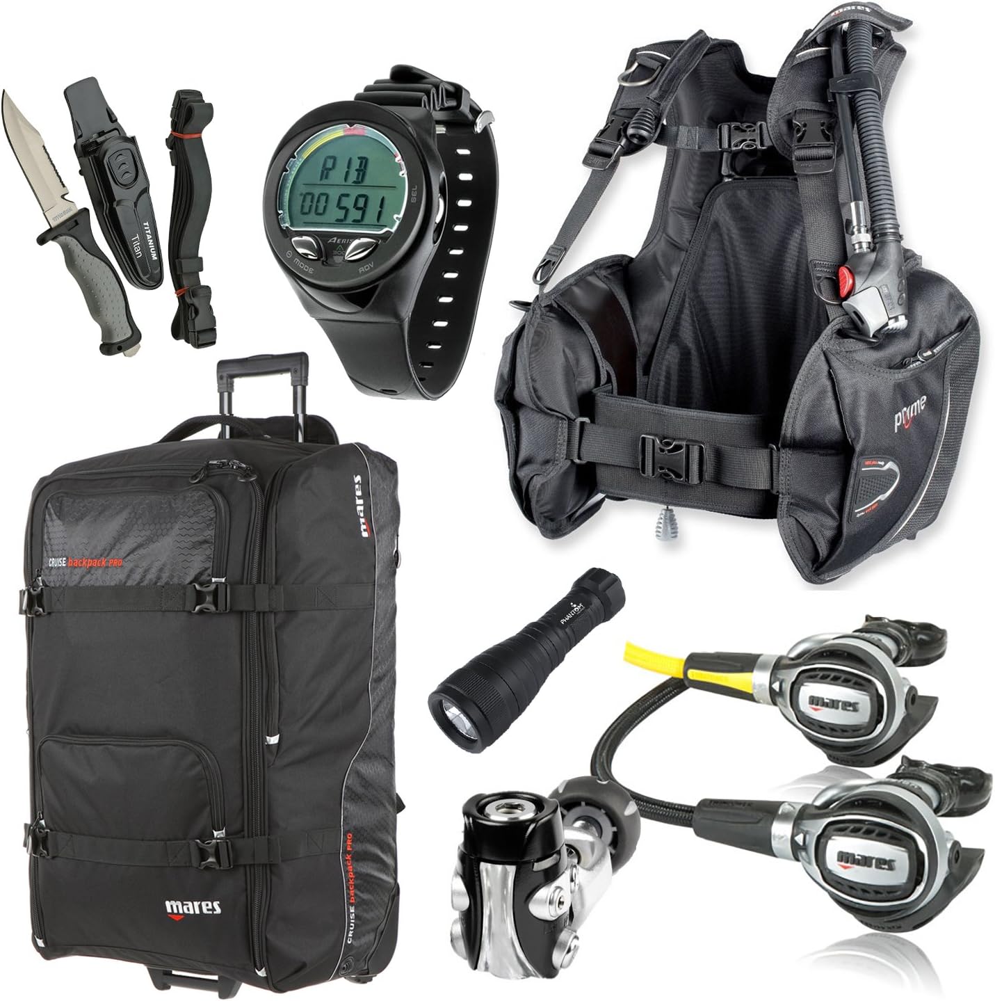 Mares Fusion Regulator Scuba Gear Package Sports & Outdoors