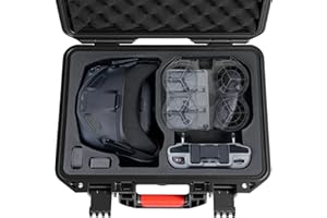 FPVtosky NEO 2 Case, Waterproof HardCase for DJI Neo 2 Motion Fly More Combo, Fits Goggles N3, RC Motion 3, RC-N3 Remote Cont
