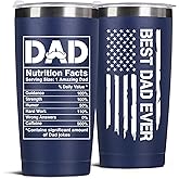 Father's Day Gift for Dad from Daughter, Son, Kids - 20oz Coffee Mug - Best Bonus Dad Birthday Gifts for Father, Husband - Christmas Ideas Drinking Cup Tumbler, Navy Blue