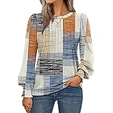 AUTOMET Long Sleeve Shirts Womens Pleated Business Casual Blouses with Smocked Cuffs