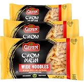 Gefen Gluten Free Wide Chow Mein Noodles, 8 Ounce (3 Pack) Ready To Eat, Airy, Crisp &amp; Delicious, Tastes Like the Real Thing! All Natural, Grain Free