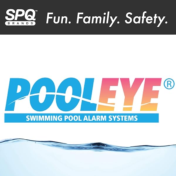 POOLEYE IMMERSION MOUNTABLE POOL ALARM COMPATIBLE WITH INGROUND & ABOVEGROUND POOLS ASTM-COMPLIANT, WATER MOTION SENSOR ADVANCED TECHNOLOGY DUAL PROTECTION, POOLSIDE AND IN-HOME SIRENS, MULTICOLOR