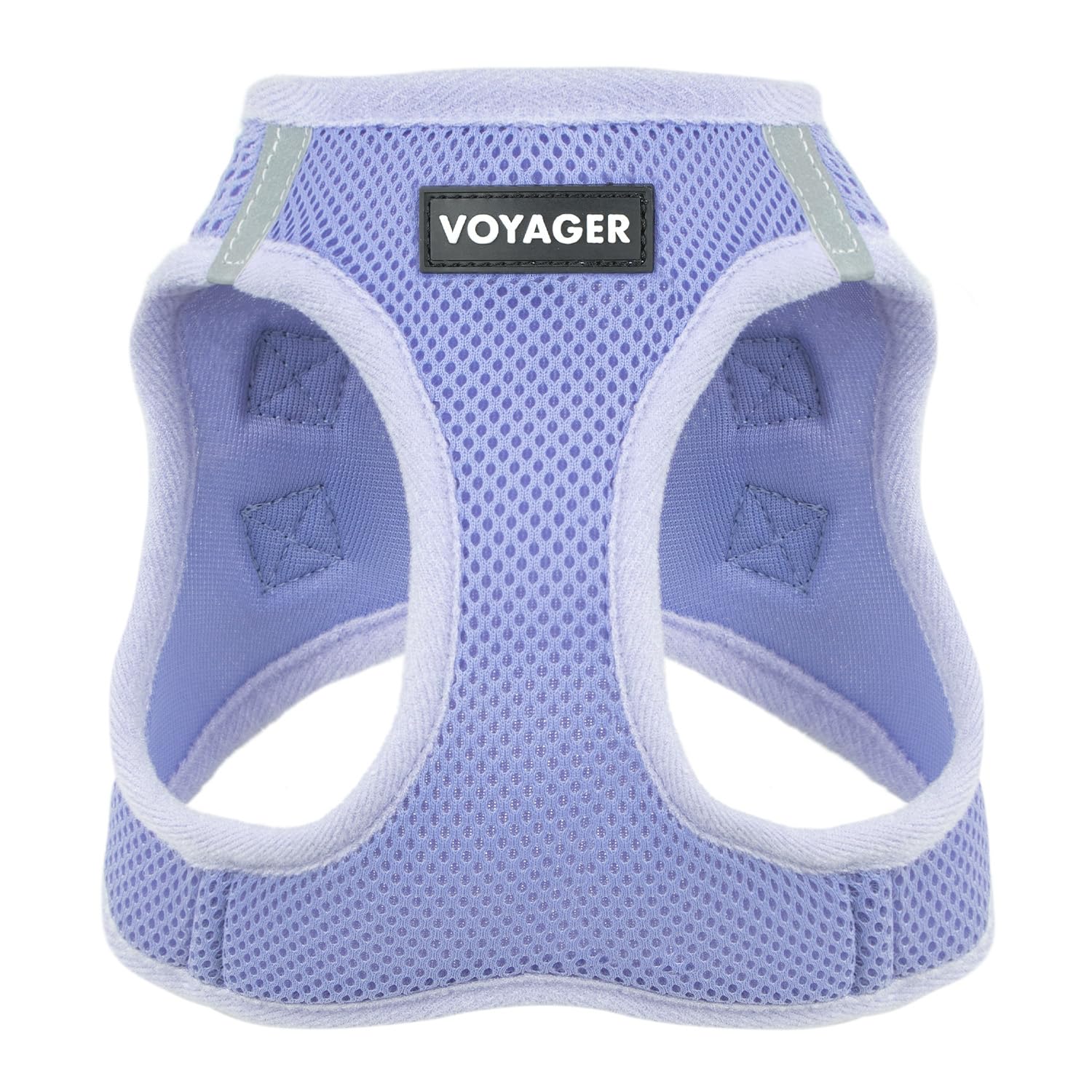Photo 1 of Best Pet Supplies Voyager Step-in Air Harness - All Weather Mesh, Reflective, No Pull Harness for Dogs, Cats - Secure with Hook & Loop Fastener, Buckle, Double D-Rings - Lavender, XL