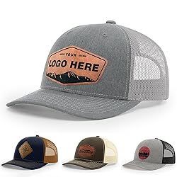 Personalized Custom 112 Style Trucker Leather Patch