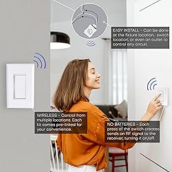 RunLessWire 3-Way Battery-Free DIY Wireless Light