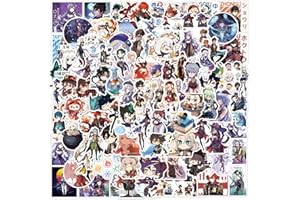 POTOTA Genshin Impact Stickers[100pcs] Waterproof for Decal,Laptop Hydro Flask Water Bottle Car Cup Computer Guitar Skateboard Luggage Bike Bumper, Kid/Teen Gift(Genshin Impact Stickers)