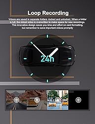 iZEEKER 2.5K Dash Cam Front and Rear with SD