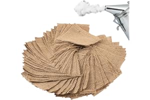 HOAZHOALD 2.2 Pound Burlap Bee Smoker Fuel Jute Burlap Smoker Fuel for Beekeeping Easy to Light Hive Smoker Fuel