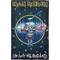 Amazon.com: Iron Maiden Can I Play With Madness large fabric