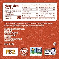 PB2 Crunchy Powdered Peanut Butter - Peanut Butter