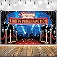 KatchOn, Lights Camera Action Backdrop - Large, 72x44 Inch