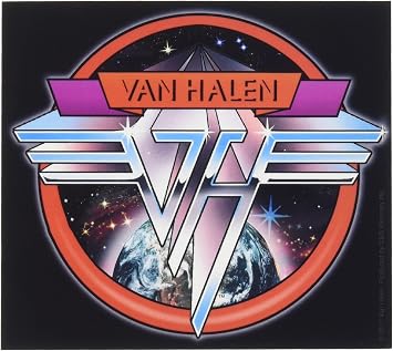 Amazon Com C D Visionary Van Halen Space Logo Sticker Toys Games