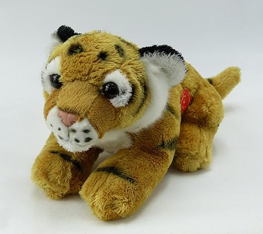 Trachtexemplar Susser Brullender Tiger Aus Plusch Tiger Brullt Auf Knopfdruck Ca 20 Cm Raubkatze Mit Stimme Amazon De Spielzeug