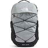 The North Face Borealis Commuter Laptop Backpack - Water Repellent, 16" Laptop Sleeve, Large Main Compartment, Meld Grey Dark Heather/TNF Black-NPF, One Size