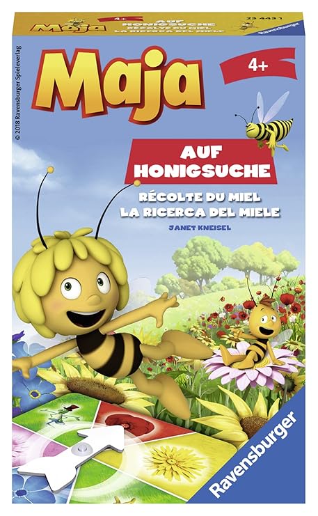 Ravensburger 23443 - Die Biene Maja: auf Honigsuche - Kinderspiel/ Reisespiel