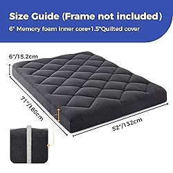 Jamdok 6" Full Size Pillow Top Futon Mattress