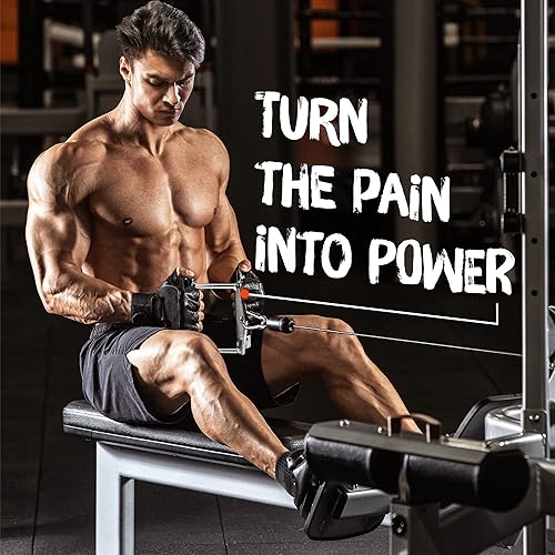 Yes4All Cable Machine Attachment, Double D Handle Tricep Rope