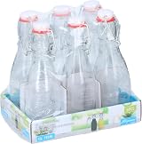 Cuisine Elegance 150ml Mini Clip Top Glass Bottle Set of 6 Airtight view 2