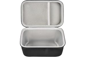 GWCASE Case Compatible with Newbealer/for Sunbeam Hot-2-Trot/for Oliso M3Pro M2 Mini Travel Iron for Sewing, Carrying Holder for Small Craft Quilting Irons with Steam& Silicone Rest (Box Only)- Black