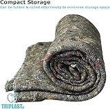 Triplast Removal Blankets Pack of 5 150 x 200 cm Wool Mix Heavy Duty view 6