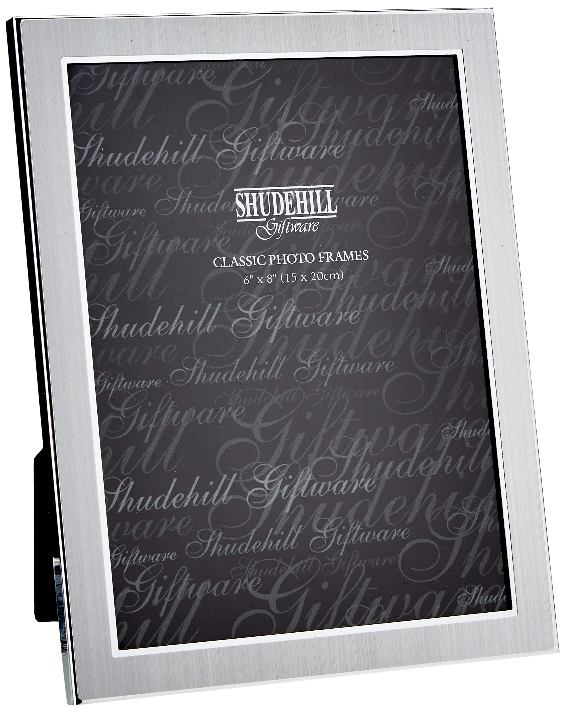 Shudehill 24168 Lovely Silver Satin Colour 6 x 8 (Landscape Or Portrait) by Photo Frames, Metal, Size 6" x 8"