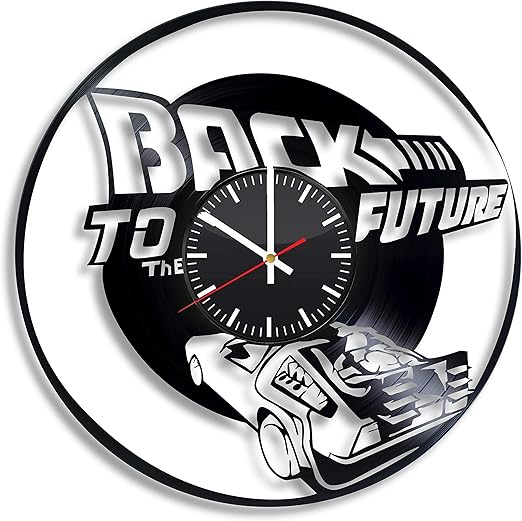 Amazon Com Back To The Future Vinyl Clock Back To Future Wall