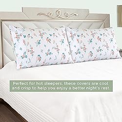 Elegant Comfort Ultra Soft Set of 2 Floral Print