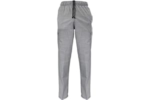 Natural Uniforms Classic Houndstooth Chef Pants with Multi-Pack QTYS Available